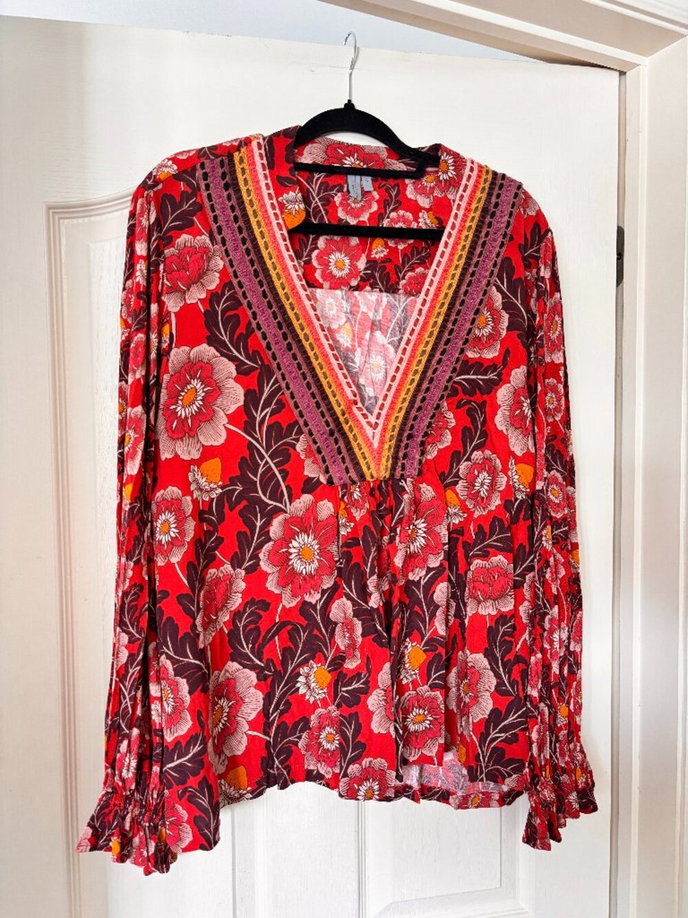 Anthropologie Bl-nk Stephanie Long-Sleeve Top